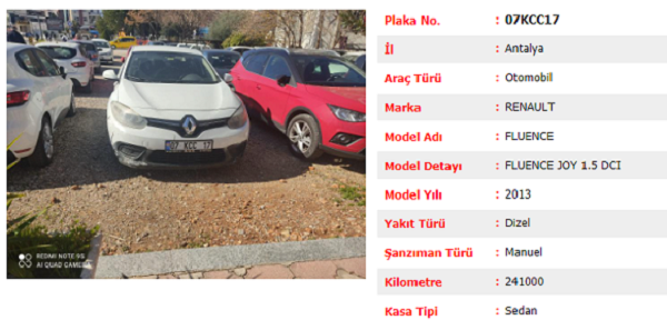 Ziraat Bankası Satışa Çıkardı. 96000 97000 TL’ye Kadar İkinci El Araç imkanı