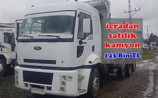 İcradan Satılık 2007 Model Ford Cargo Kamyon 143 Bin Lira Bedelle